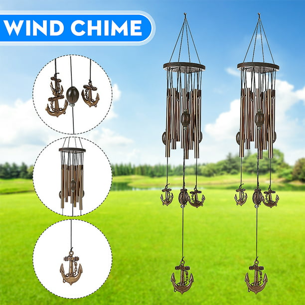 Wind Chimes Bells Copper Tubes Outdoor Yard Garden Home Decor Ornament Gift 